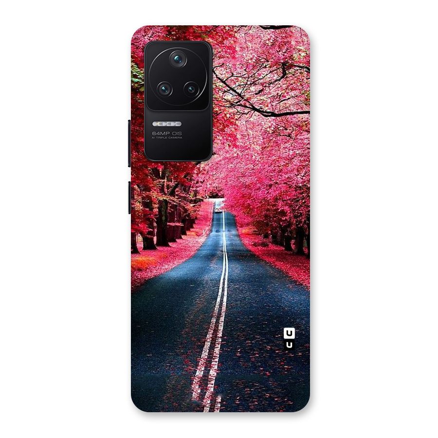 Beautiful Red Trees Back Case for Poco F4 5G
