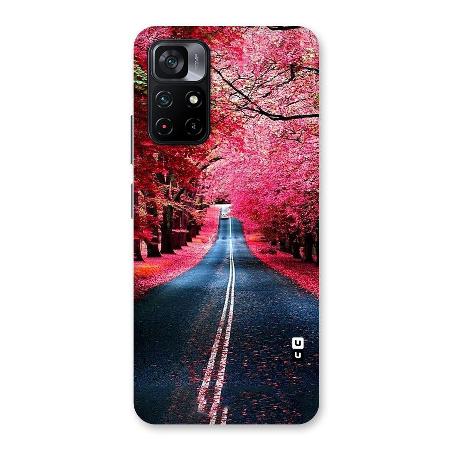 Beautiful Red Trees Back Case for Poco M4 Pro 5G