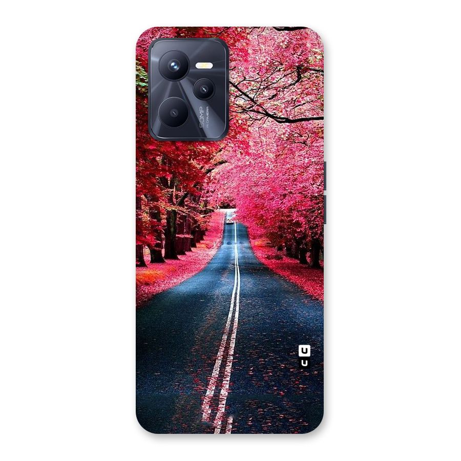 Beautiful Red Trees Back Case for Realme C35