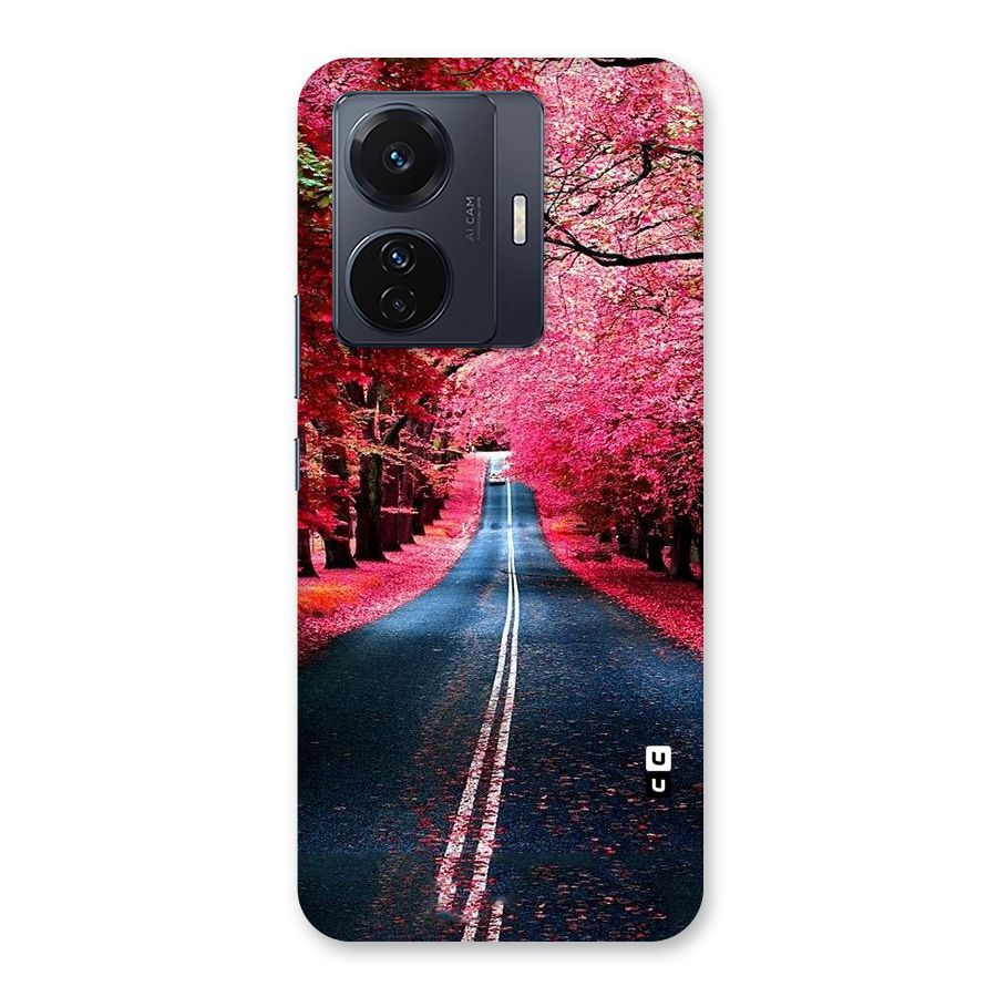 Beautiful Red Trees Back Case for Vivo T1 Pro