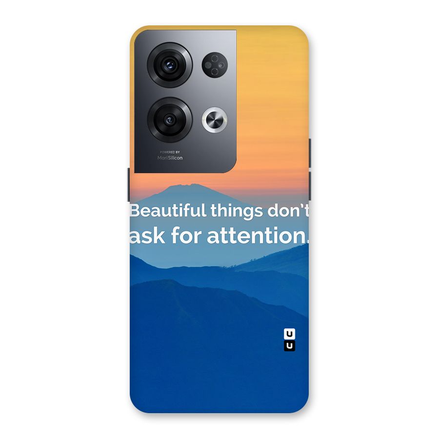 Beautiful Things Quote Back Case for Oppo Reno8 Pro 5G