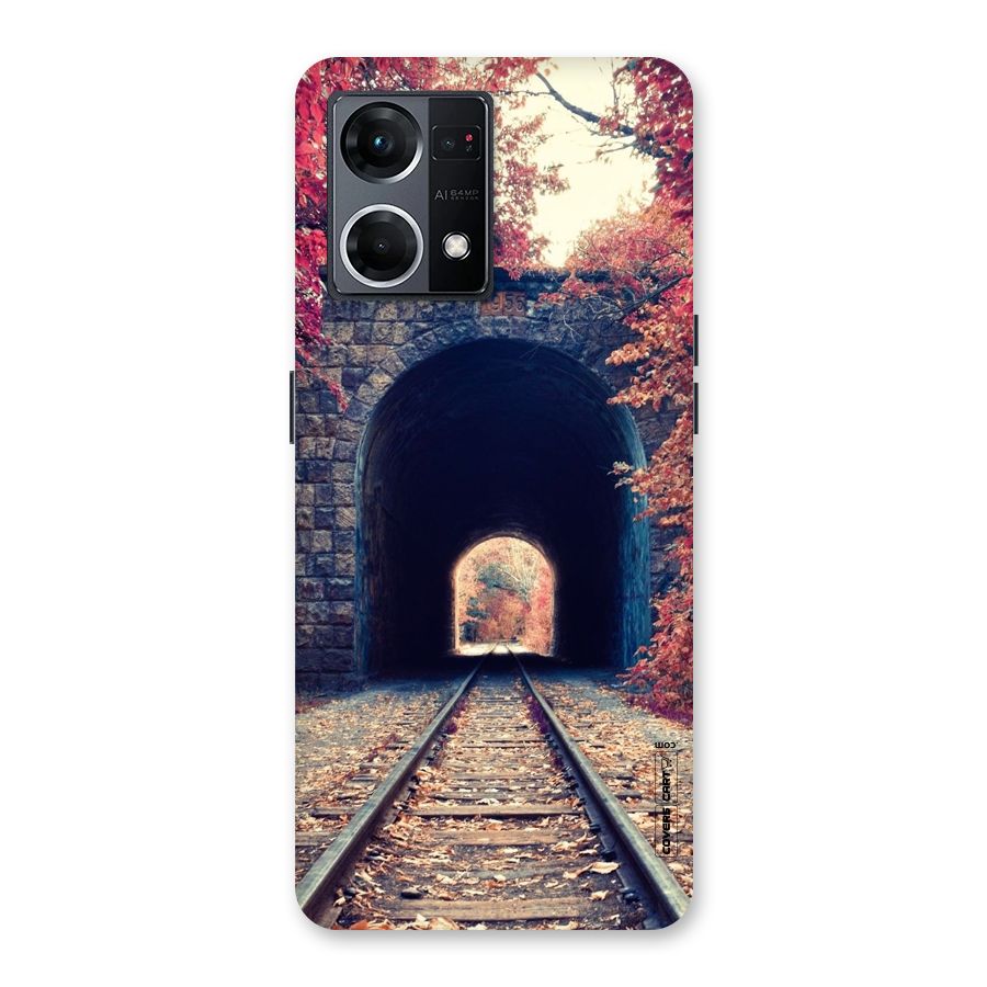 Beautiful Track Glass Back Case for Oppo F21 Pro 5G
