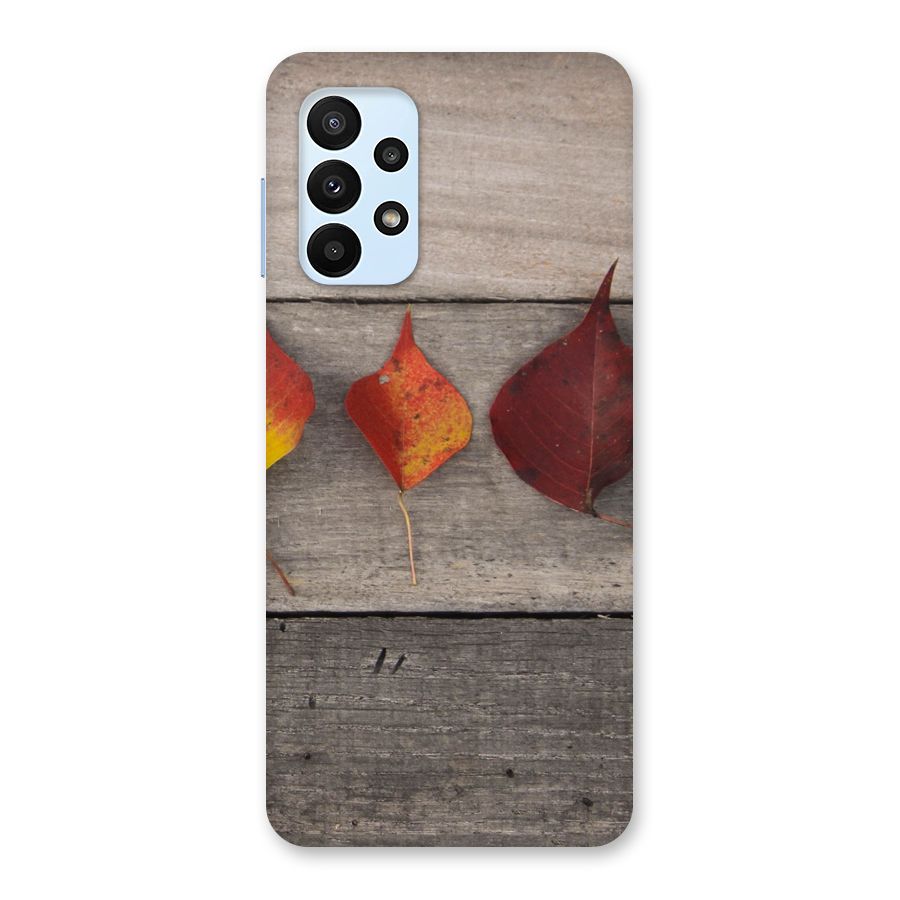 Beautiful Wood Leafs Back Case for Galaxy A23