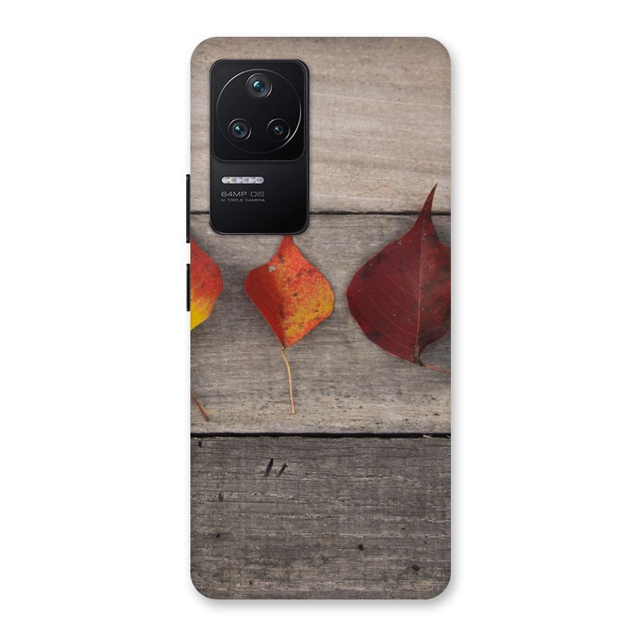 Beautiful Wood Leafs Back Case for Poco F4 5G