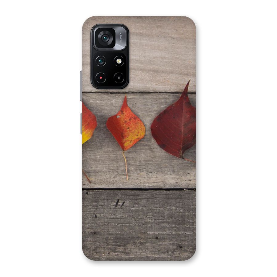 Beautiful Wood Leafs Back Case for Poco M4 Pro 5G