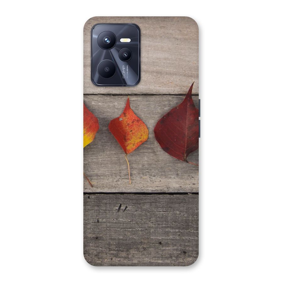 Beautiful Wood Leafs Back Case for Realme C35