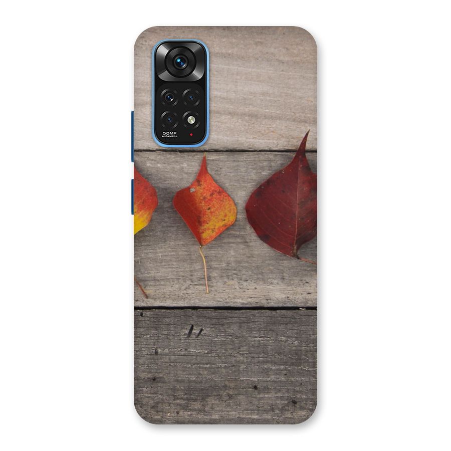 Beautiful Wood Leafs Back Case for Redmi Note 11S