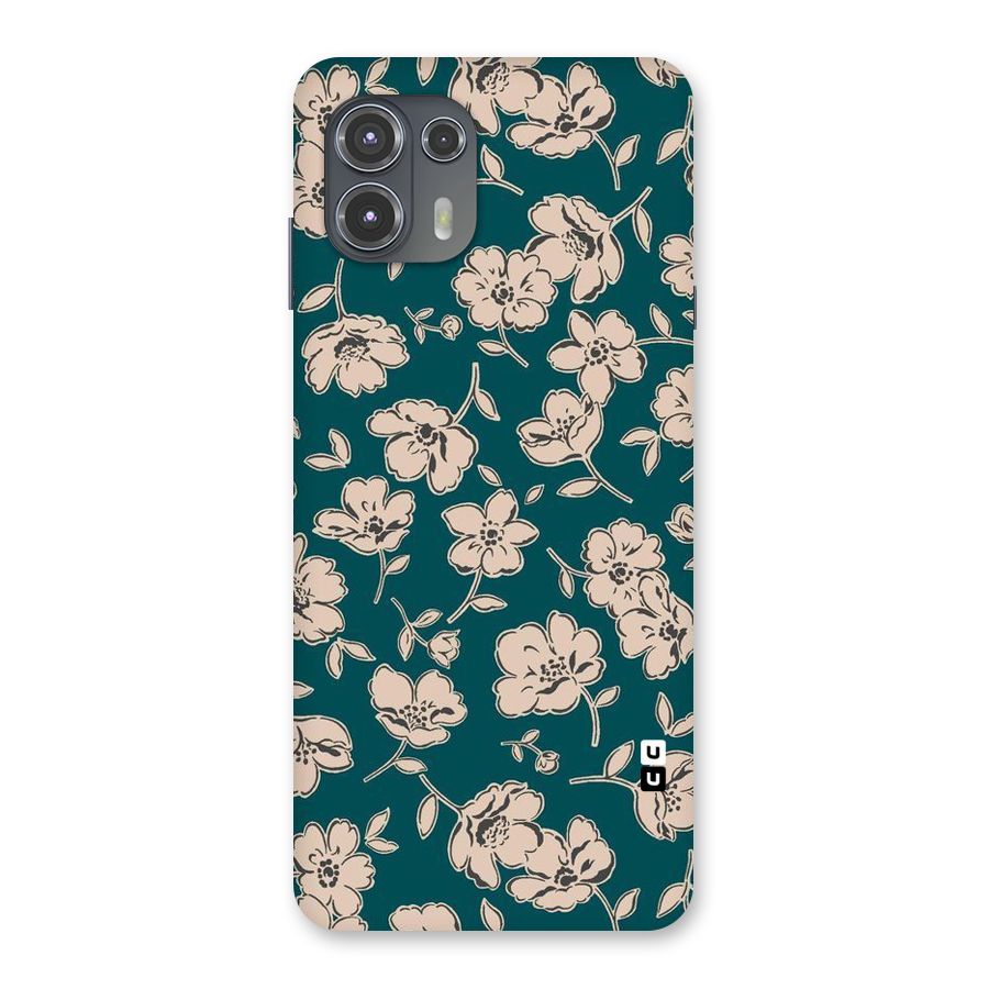 Beauty Green Bloom Back Case for Motorola Edge 20 Fusion