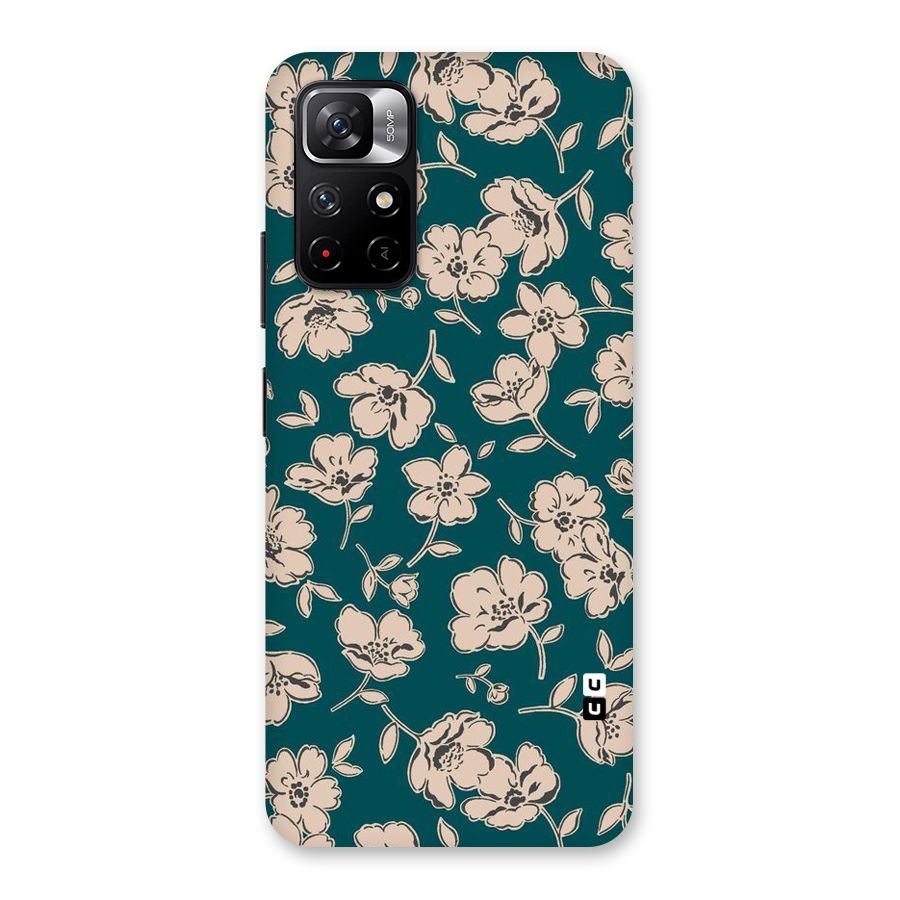 Beauty Green Bloom Back Case for Redmi Note 11T 5G