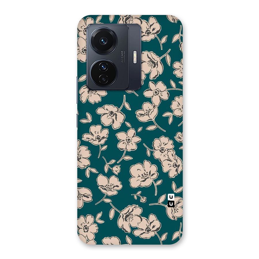 Beauty Green Bloom Back Case for Vivo T1 Pro