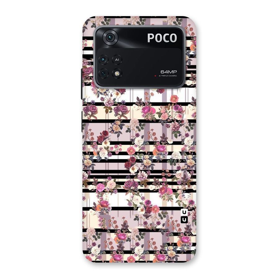 Beauty In Floral Back Case for Poco M4 Pro 4G