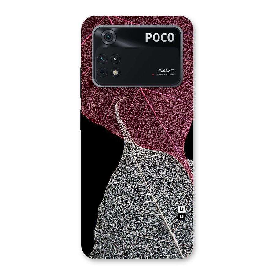 Beauty Leaf Back Case for Poco M4 Pro 4G