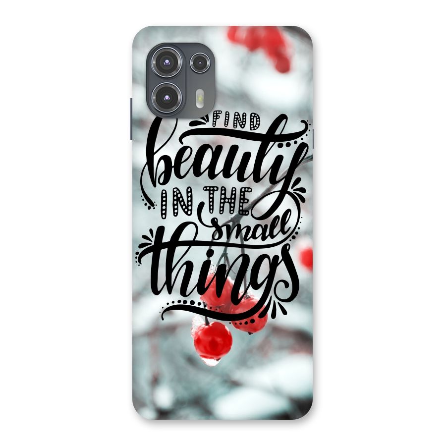 Beauty in Small Things Back Case for Motorola Edge 20 Fusion