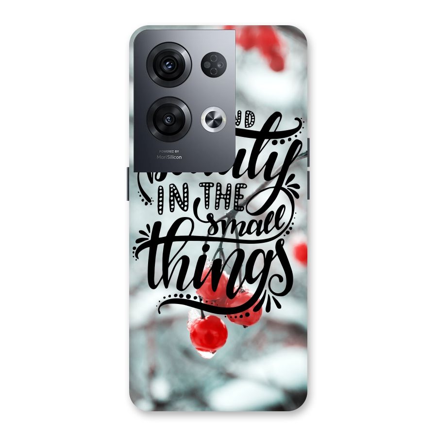 Beauty in Small Things Back Case for Oppo Reno8 Pro 5G