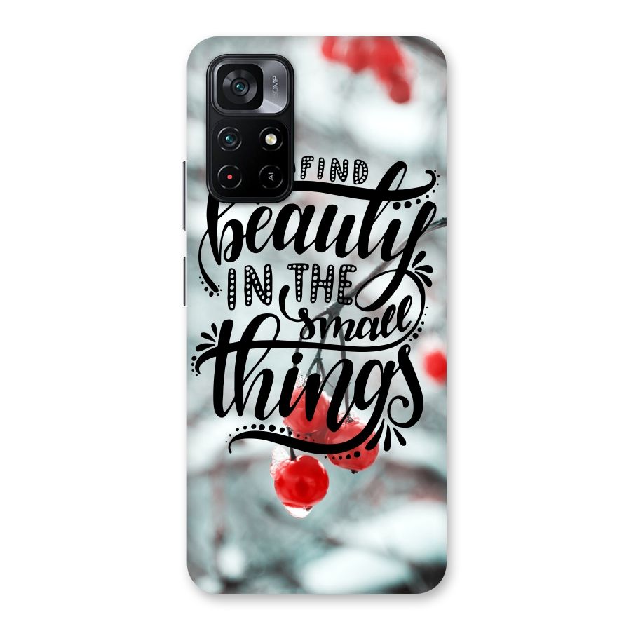 Beauty in Small Things Back Case for Poco M4 Pro 5G