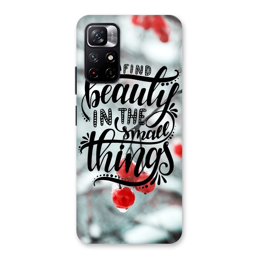 Beauty in Small Things Back Case for Redmi Note 11T 5G