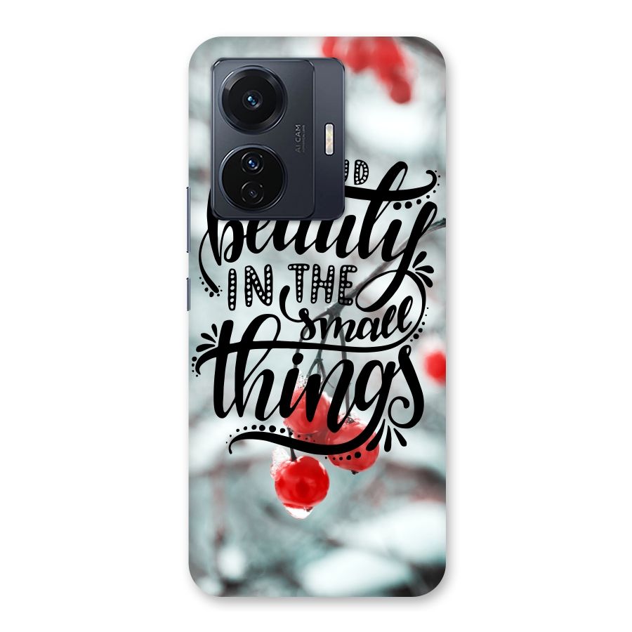 Beauty in Small Things Back Case for Vivo T1 Pro