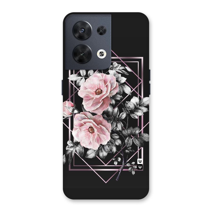 Beguilling Pink Floral Back Case for Oppo Reno8 5G