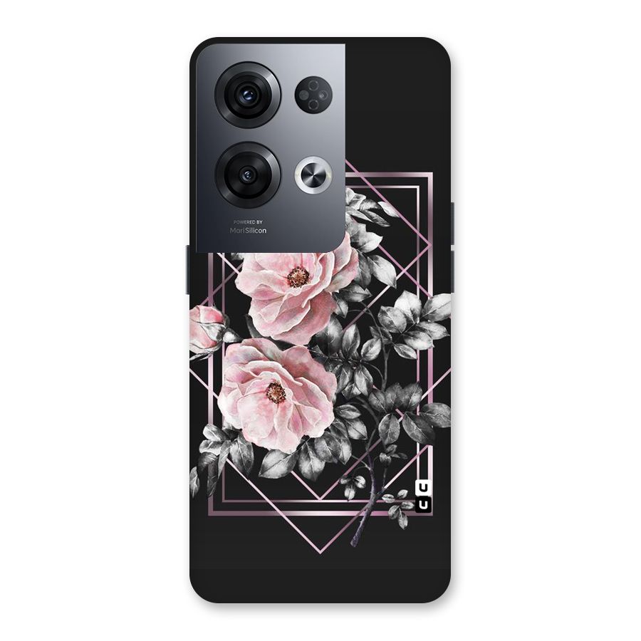 Beguilling Pink Floral Back Case for Oppo Reno8 Pro 5G