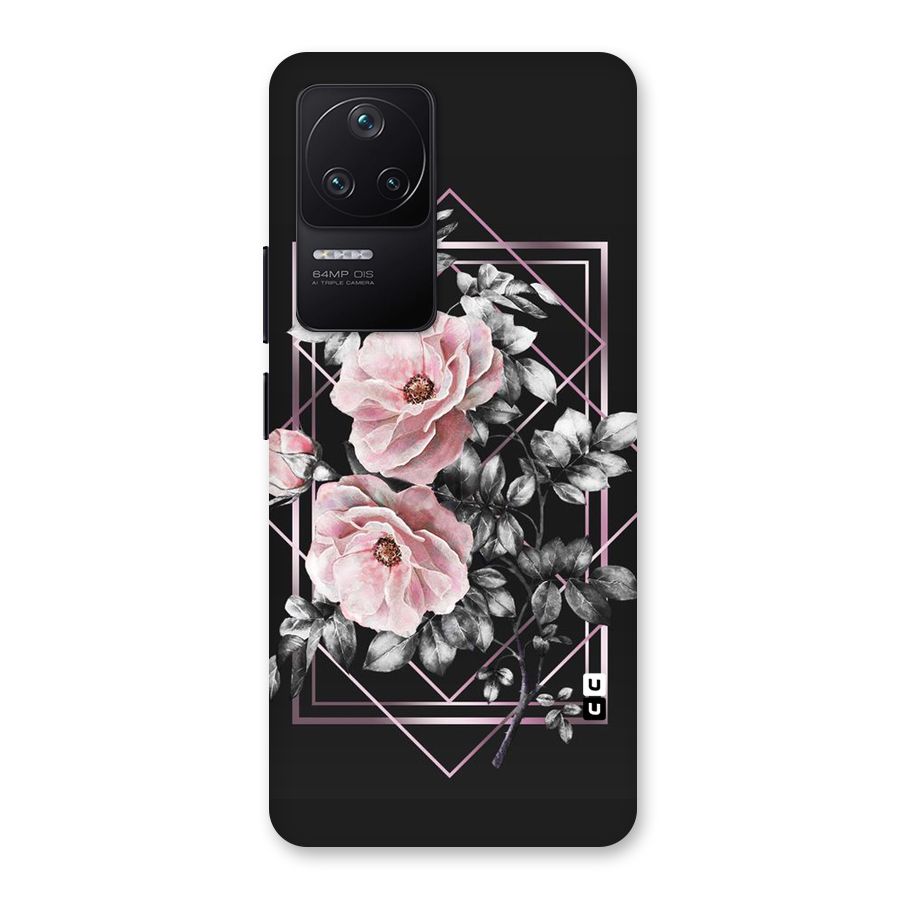 Beguilling Pink Floral Back Case for Poco F4 5G