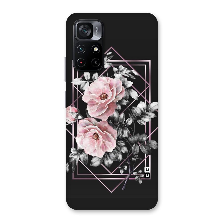 Beguilling Pink Floral Back Case for Poco M4 Pro 5G