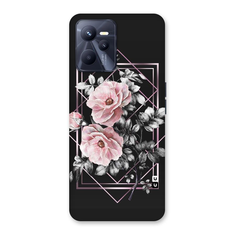 Beguilling Pink Floral Back Case for Realme C35