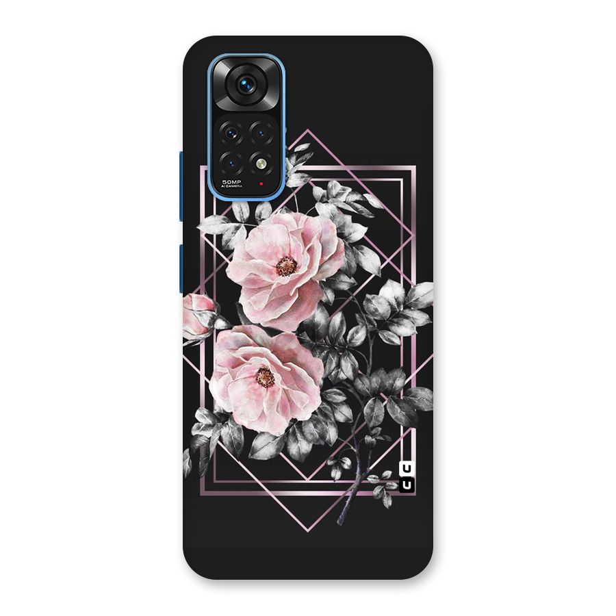 Beguilling Pink Floral Back Case for Redmi Note 11S