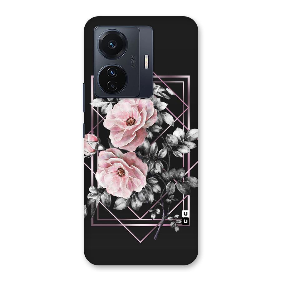 Beguilling Pink Floral Back Case for Vivo T1 Pro