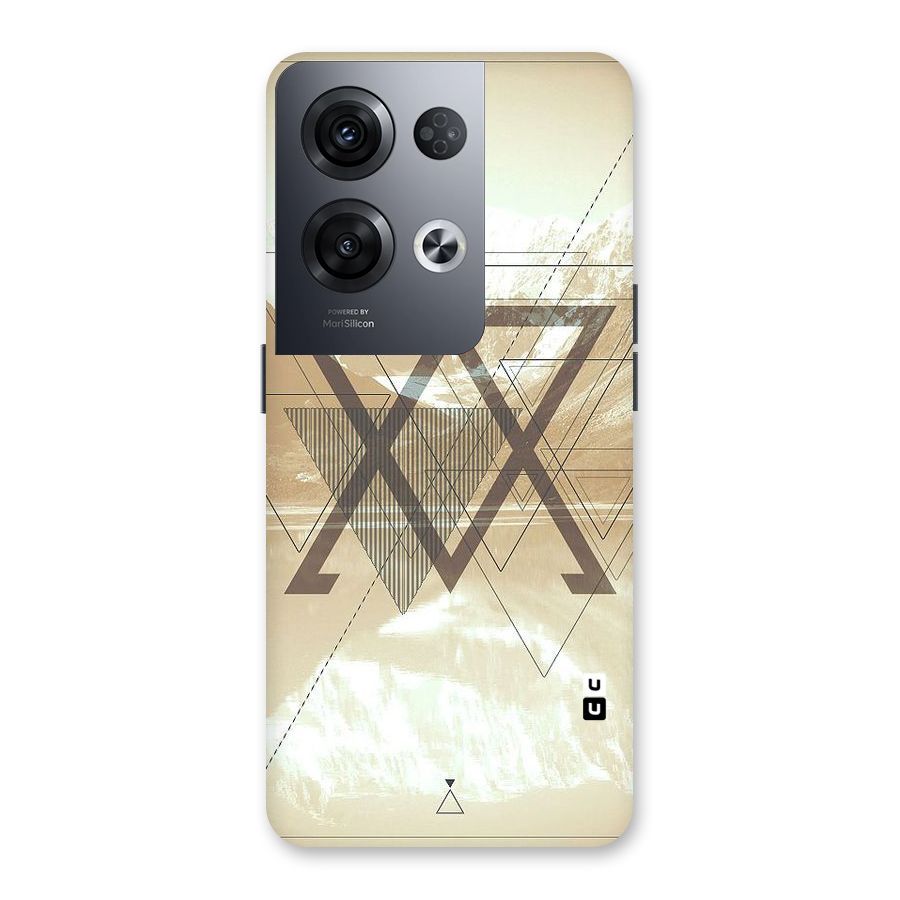 Beige View Back Case for Oppo Reno8 Pro 5G