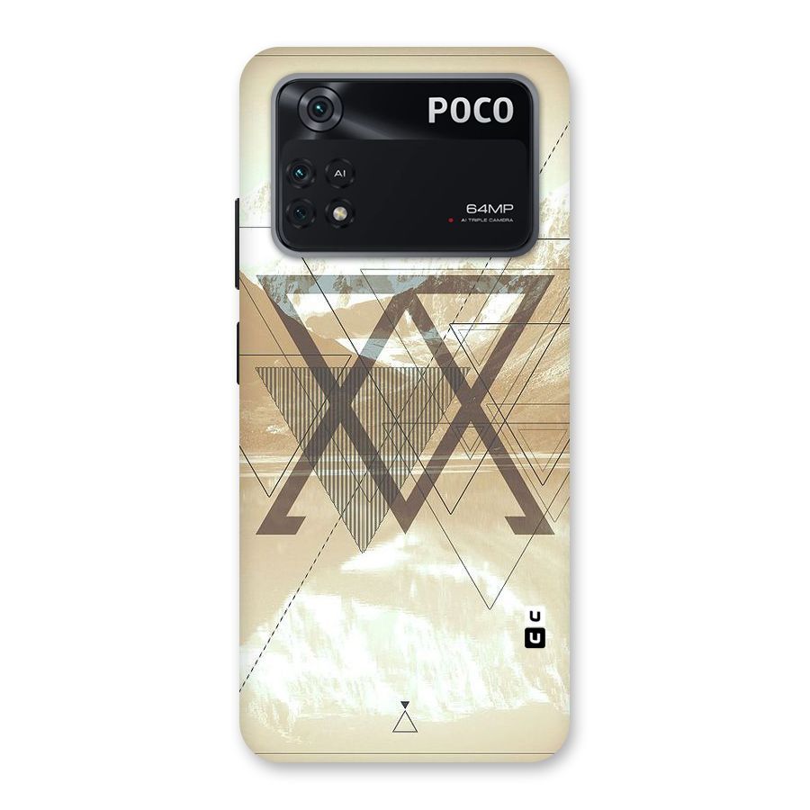 Beige View Back Case for Poco M4 Pro 4G
