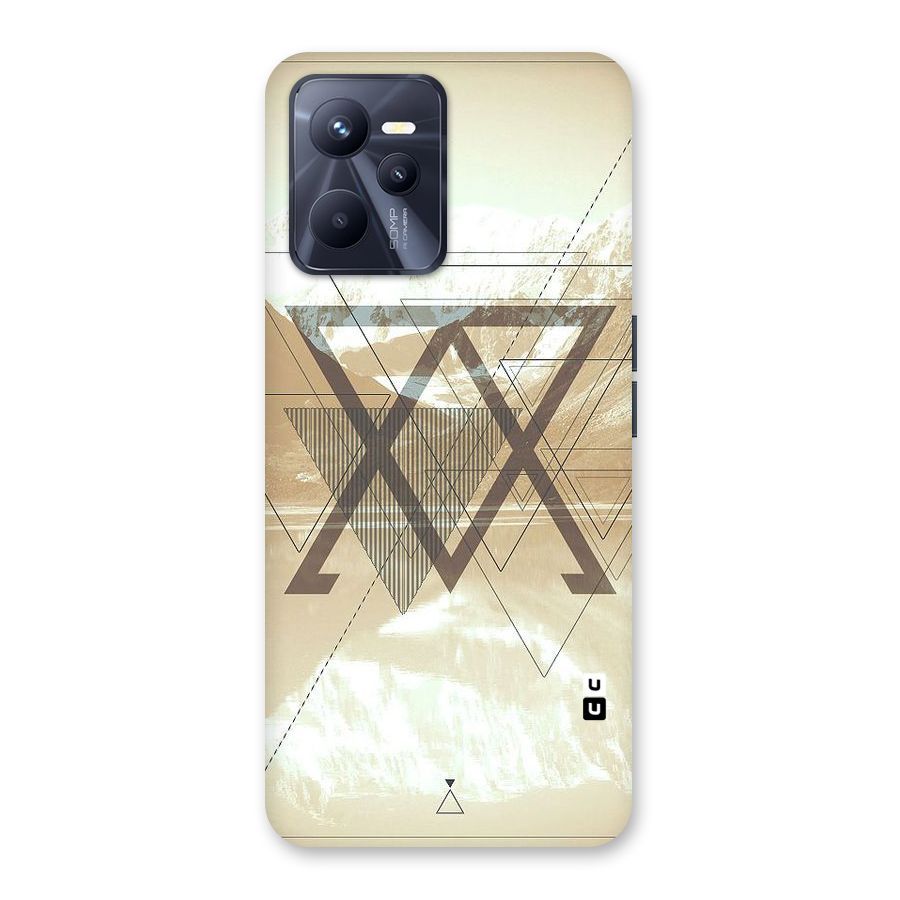 Beige View Back Case for Realme C35