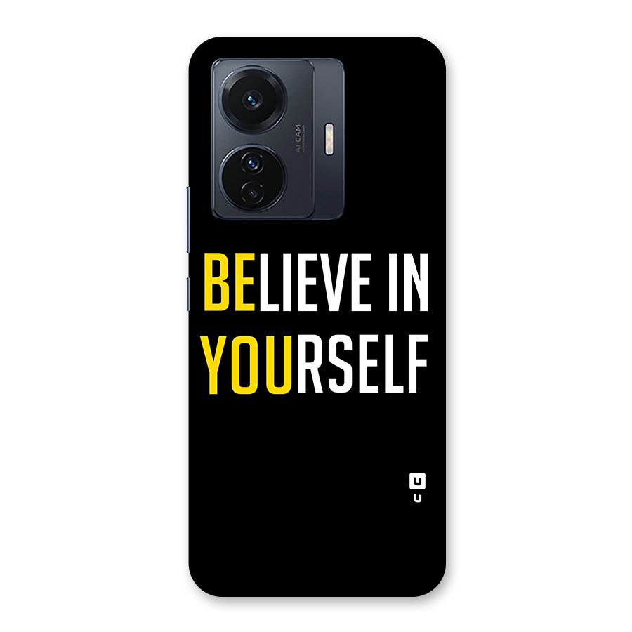 Believe In Yourself Black Back Case for Vivo T1 Pro