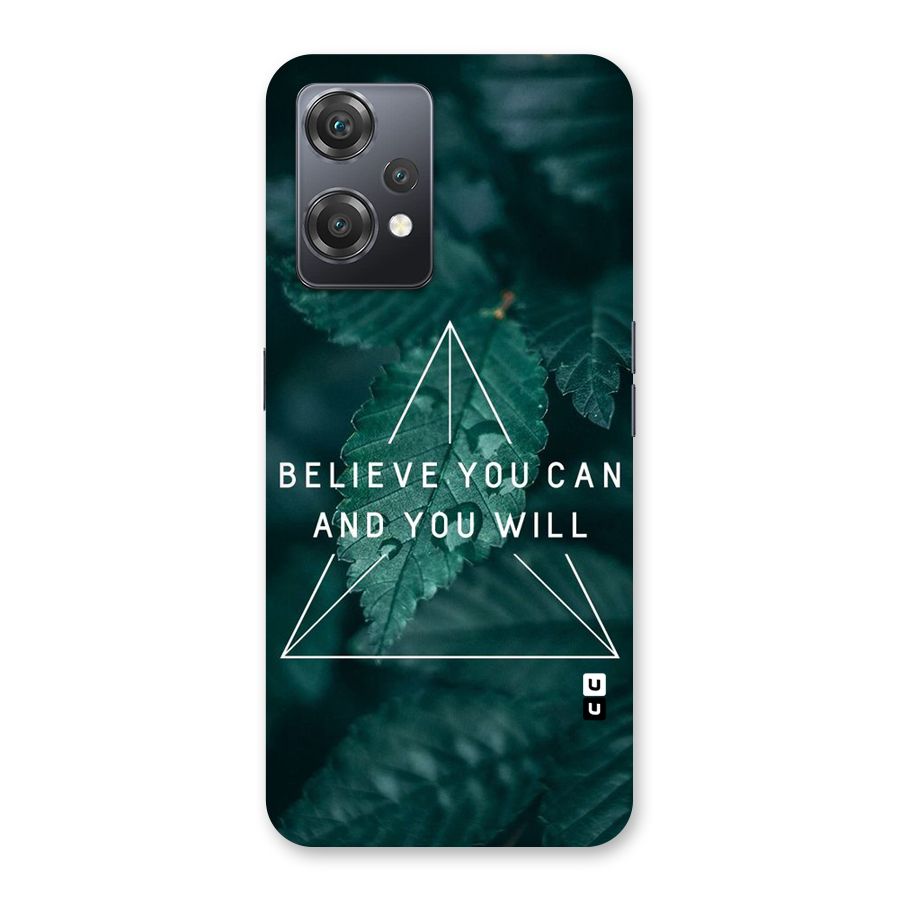 Believe You Can Motivation Back Case for OnePlus Nord CE 2 Lite 5G