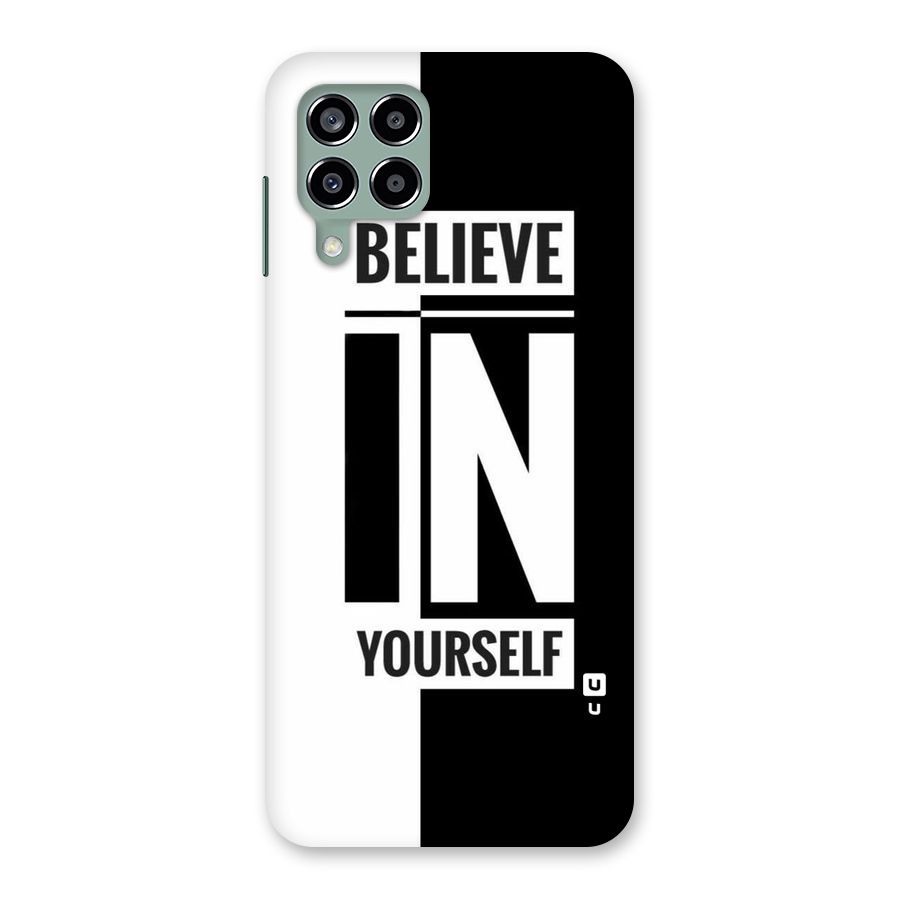 Believe Yourself Black Back Case for Galaxy M33