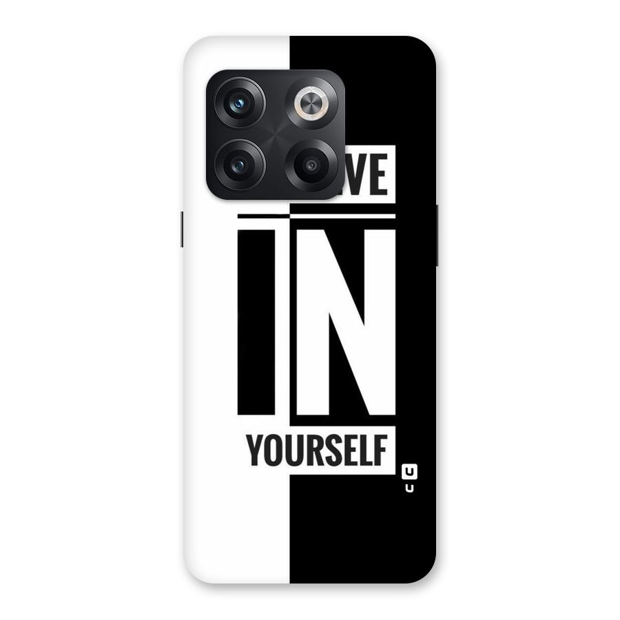 Believe Yourself Black Back Case for OnePlus 10T