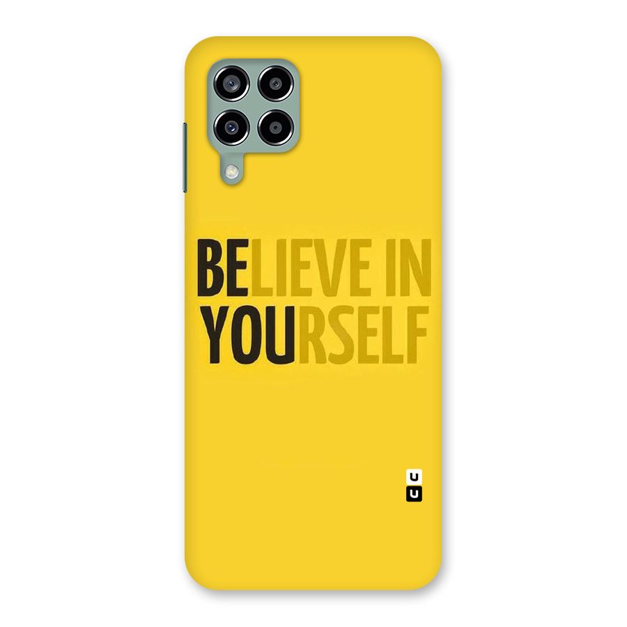 Believe Yourself Yellow Back Case for Galaxy M33