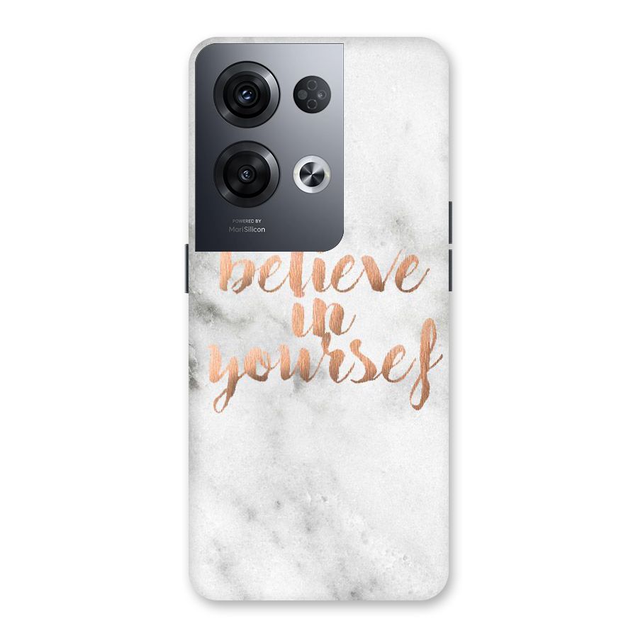 Believe in Yourself Back Case for Oppo Reno8 Pro 5G