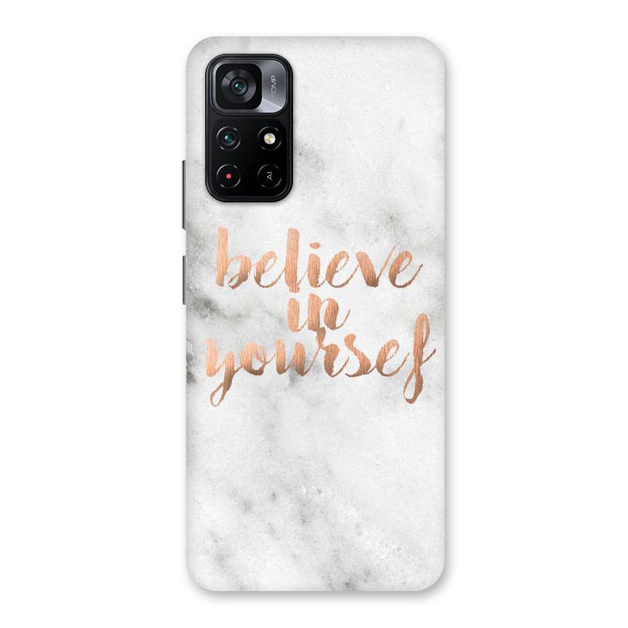 Believe in Yourself Back Case for Poco M4 Pro 5G