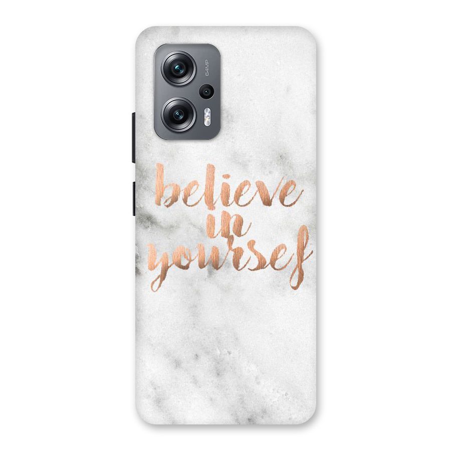 Believe in Yourself Back Case for Redmi K50i