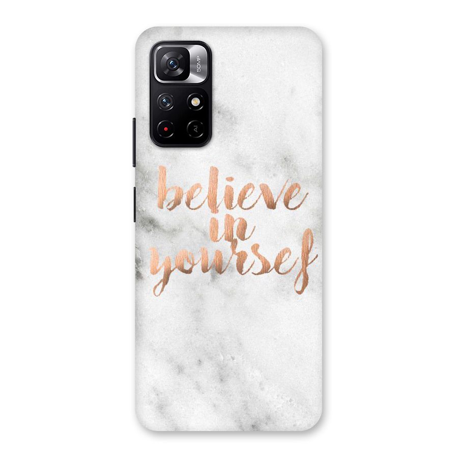 Believe in Yourself Back Case for Redmi Note 11T 5G