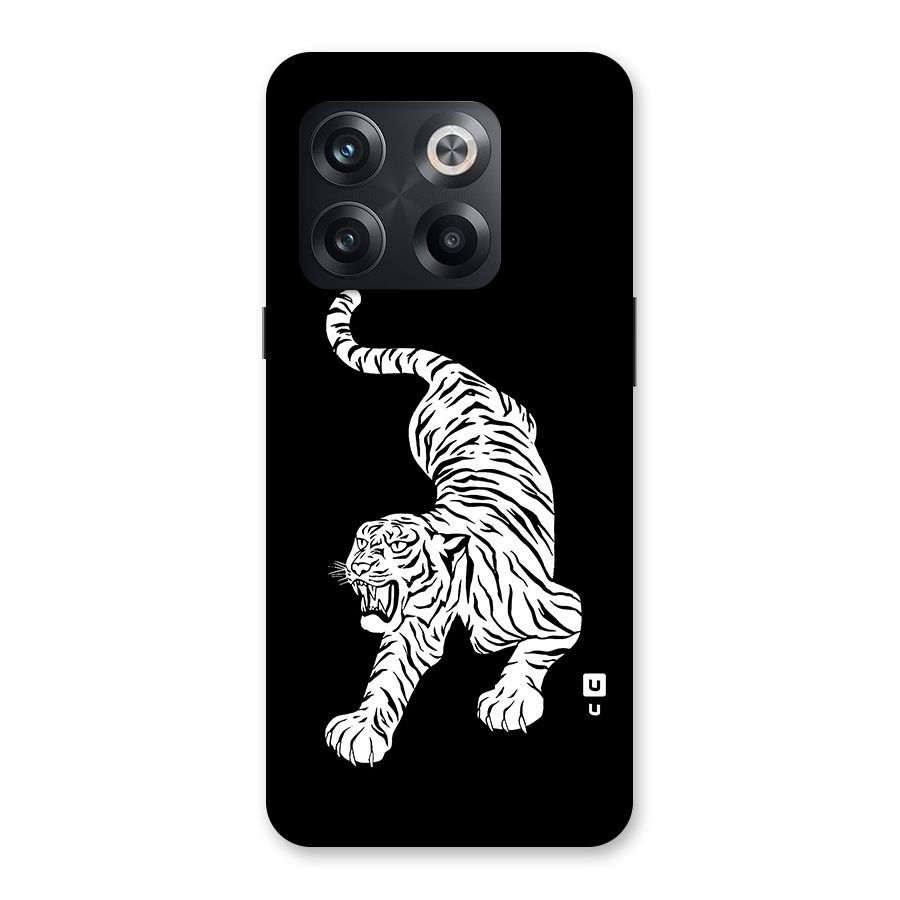 Bengal Tiger Stencil Art Back Case for OnePlus 10T