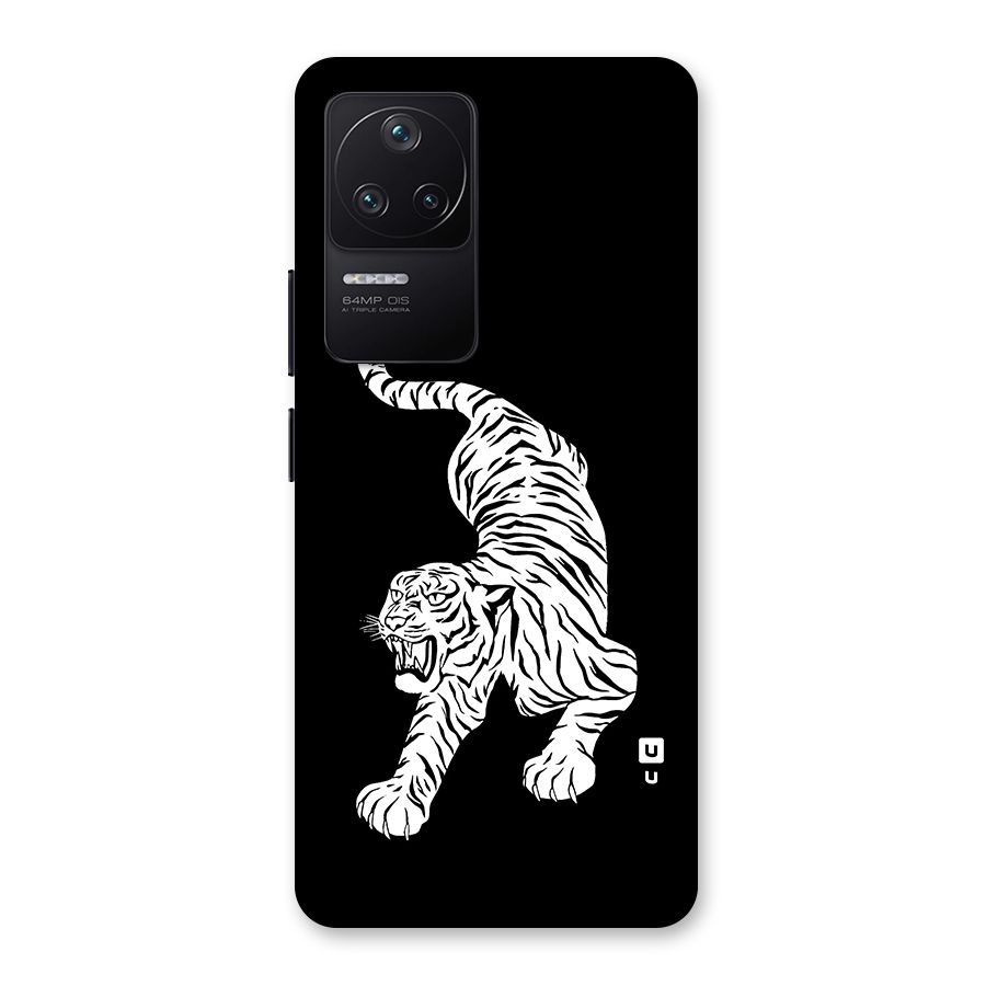 Bengal Tiger Stencil Art Back Case for Poco F4 5G