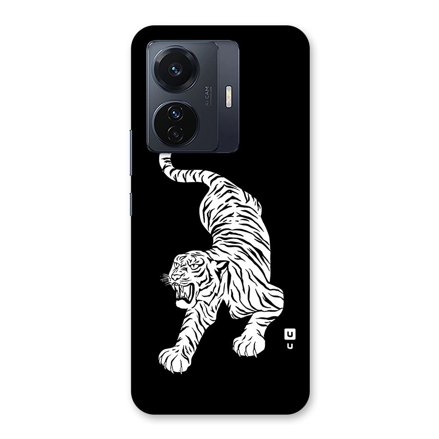 Bengal Tiger Stencil Art Back Case for Vivo T1 Pro