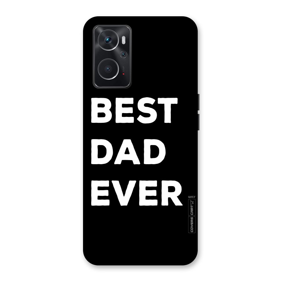 Best Dad Ever Back Case for Oppo K10 4G