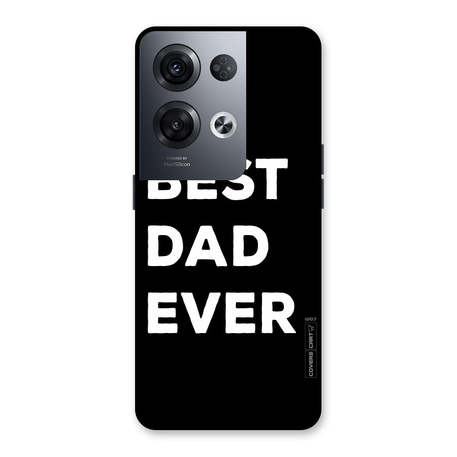 Best Dad Ever Back Case for Oppo Reno8 Pro 5G