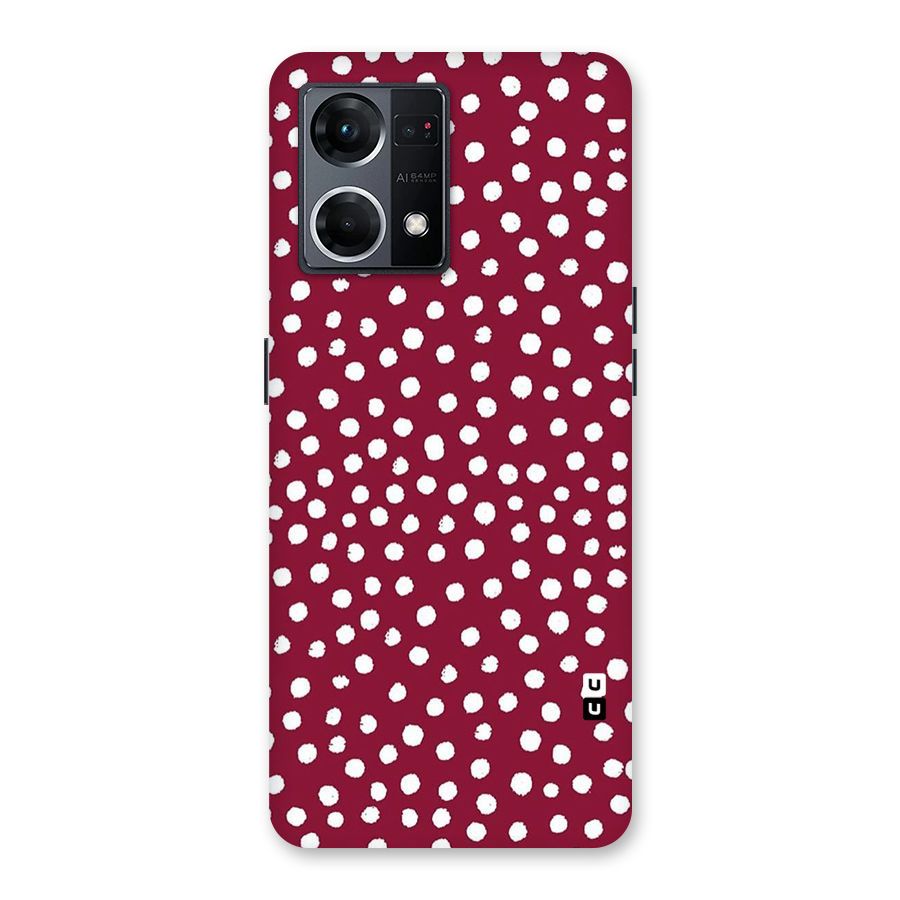 Best Dots Pattern Glass Back Case for Oppo F21 Pro 5G