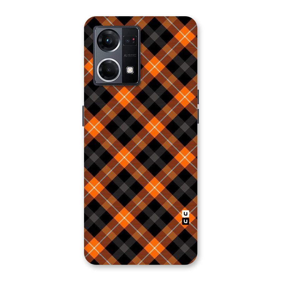 Best Textile Pattern Glass Back Case for Oppo F21 Pro 5G