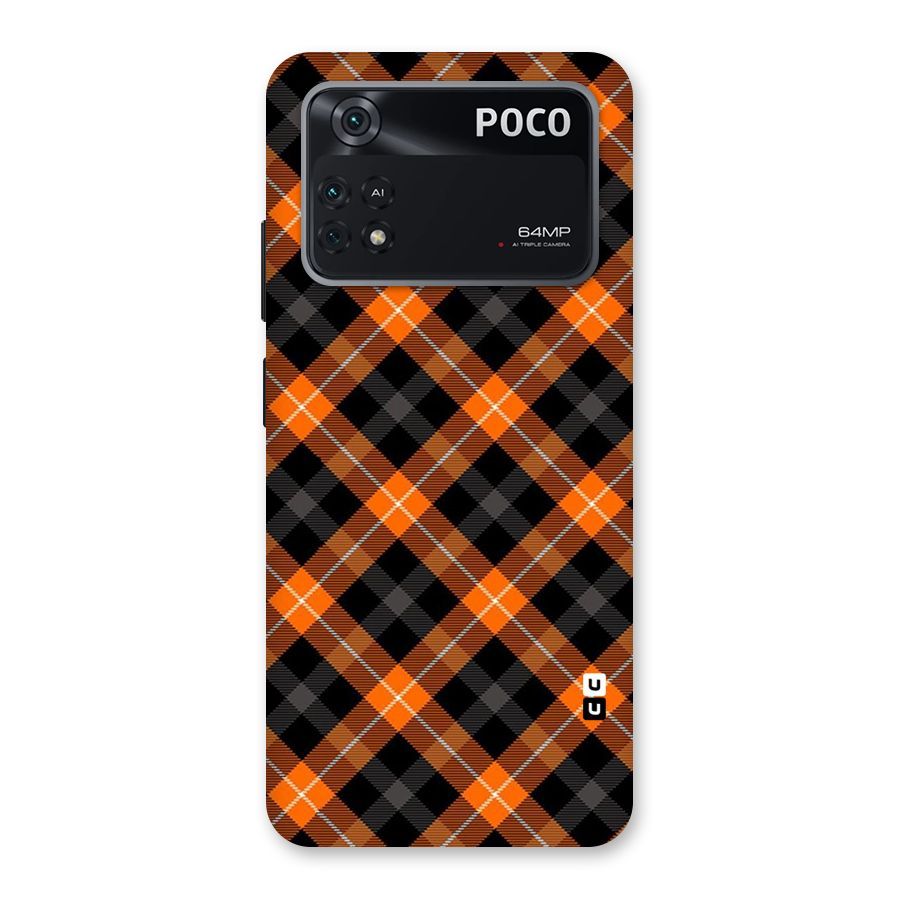 Best Textile Pattern Back Case for Poco M4 Pro 4G
