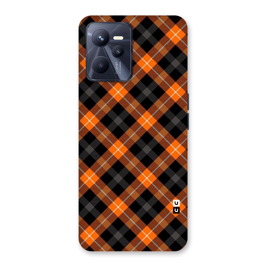 Best Textile Pattern Back Case for Realme C35