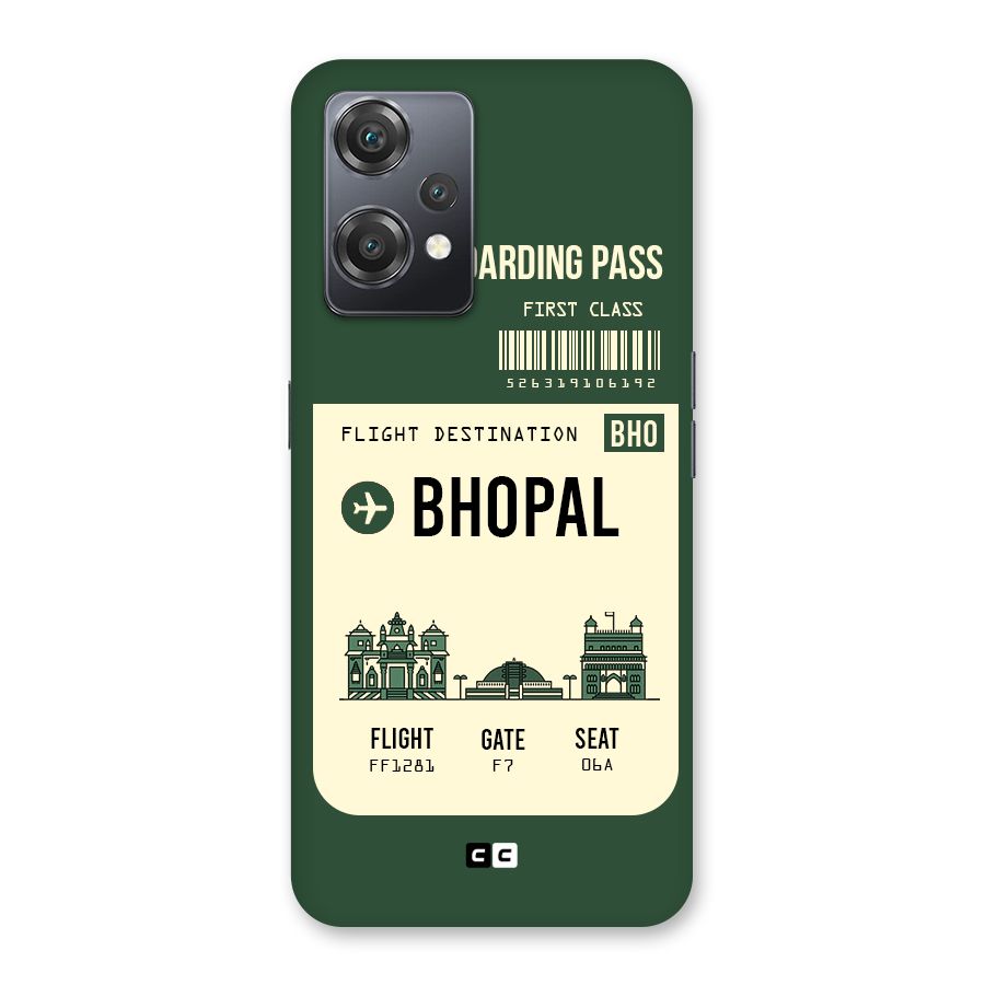 Bhopal Boarding Pass Back Case for OnePlus Nord CE 2 Lite 5G